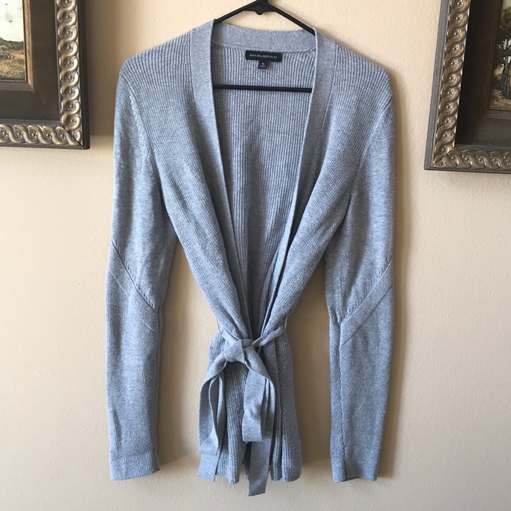 Banana Republic Front-Wrap Cardigan